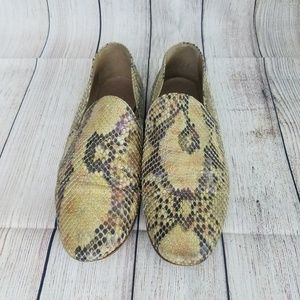 Vintage Barneys New York Snakeskin Flats